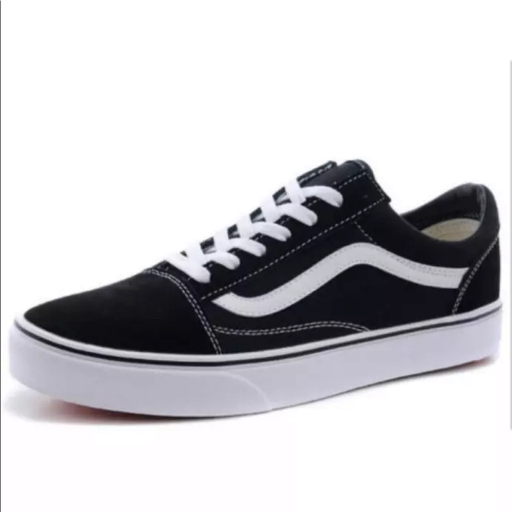 NWOT! Black and white vans
